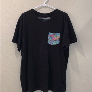 Vans Flamingo pocket T-shirt.  Size Large.